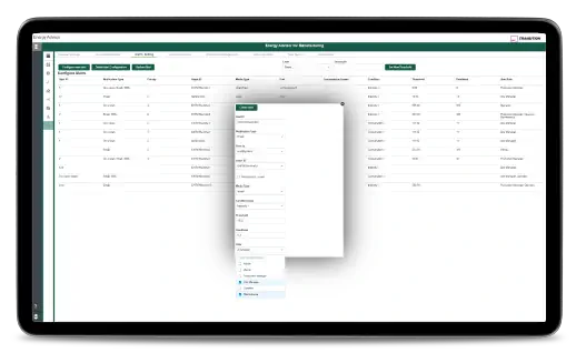 Zrzut ekranu programu Energy Advisor - Alerty i notyfikacje